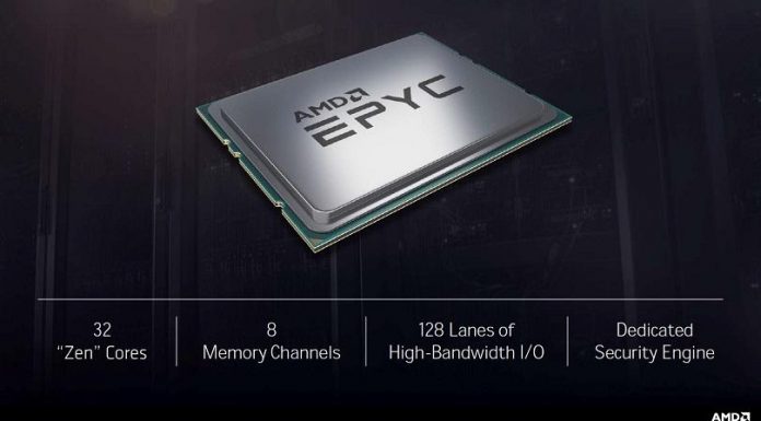 AMD lanseaza a 2-a generatie a procesorului Epyc, Google si Twitter deja clienti