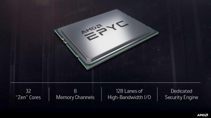 AMD lanseaza a 2-a generatie a procesorului Epyc, Google si Twitter deja clienti